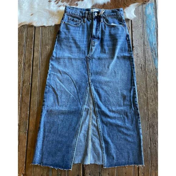 NEW DRIFTWOOD cibola denim skirt in blue - Picture 2 of 2